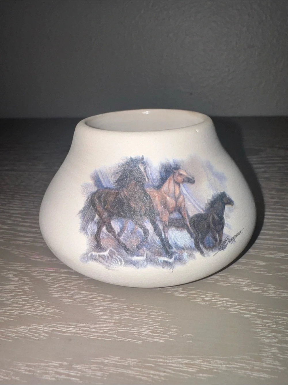 Candles by sandstone creations candle. -horses, country.  USA